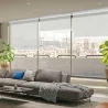 Estor Screen Factor Apertura 1% con Galería de Aluminio 88mm