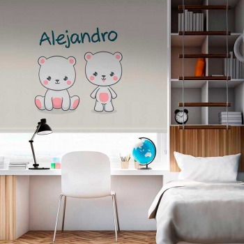 Estor Enrollable Estampado Infantil Opaco Screen Blackout