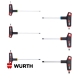 Juego Llave Allen "T" Würth