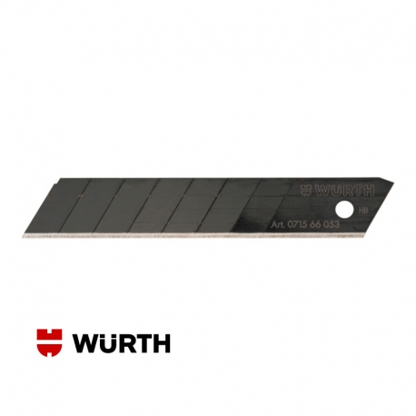 Cuchilla Cúter 18 mm. Cortes de Precisión Würth (1 unidad)