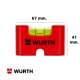 Nivel para Mecanismos Eléctricos Würth