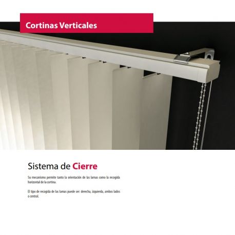 Cortina de Lamas Verticales Miami Lamas 127mm | Tejido Traslúcido