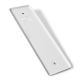 Placa recogedor Persiana Aluminio 0,5, Blanco