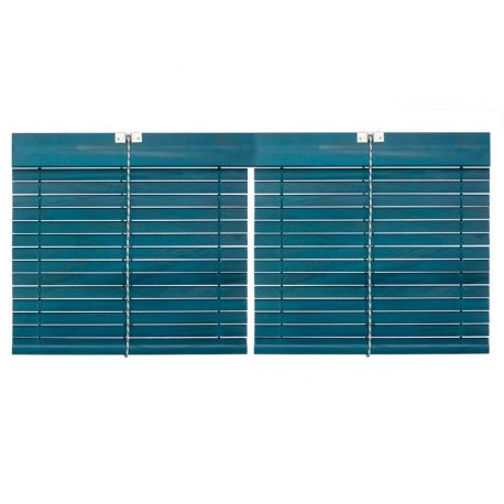 Persianas Alicantinas Madera Azul Mediterraneo