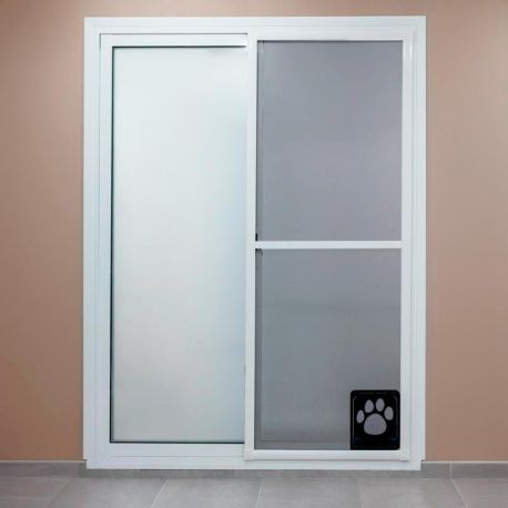 Mosquitera Corredera con Gatera Malla PetScreen TotQuality