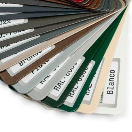 Pack Muestrario Mosquiteras Aluminio (Lisos y Texturados + Tonos Madera)