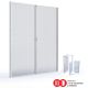 Mosquitera Enrollable Lateral Doble L-2005 2 Hojas