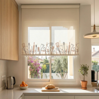 Estor Motorizado Cocina Screen 5% - Instalafácil Galería88 TotQuality