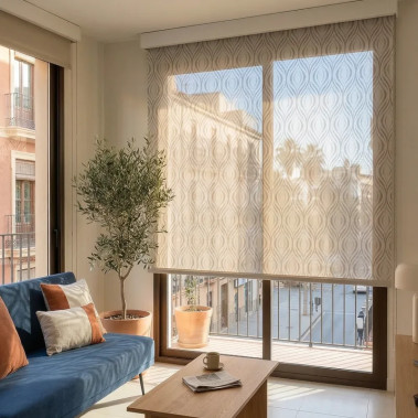 Estor Salón Screen 5% - Cajón Decorativo
