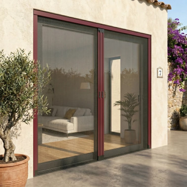 Mosquitera Enrollable para Puertas Flexa 2 Hojas