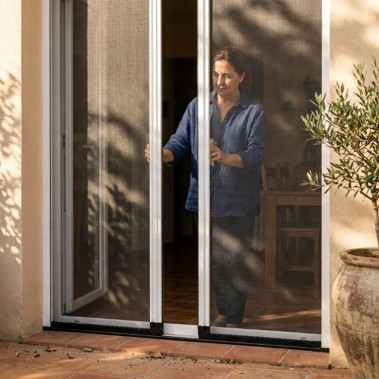 Mosquitera Enrollable para Puertas TITANIUM 2 Hojas TotQuality