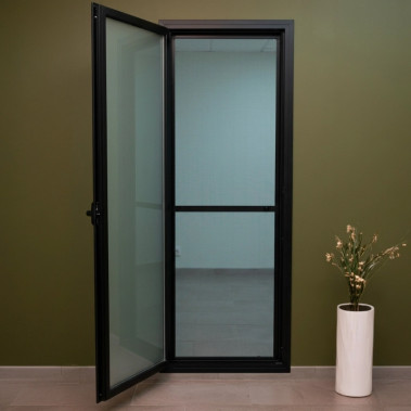 Mosquitera Puerta Abatible Negra 1 Hoja L-2020 TotQuality