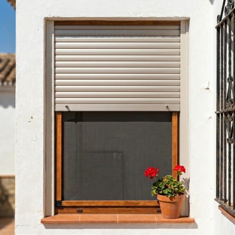 Mosquitera Fija sin Taladrar para Ventanas de PVC - Africa
