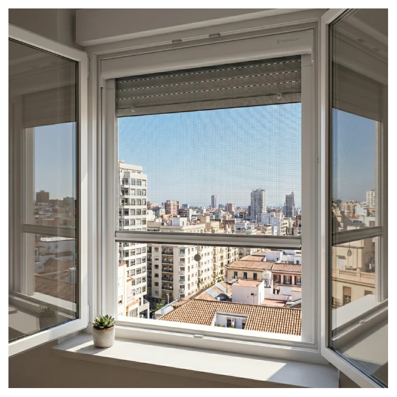 Mosquitera Enrollable Blanca Antiviento FAST50 TotQuality