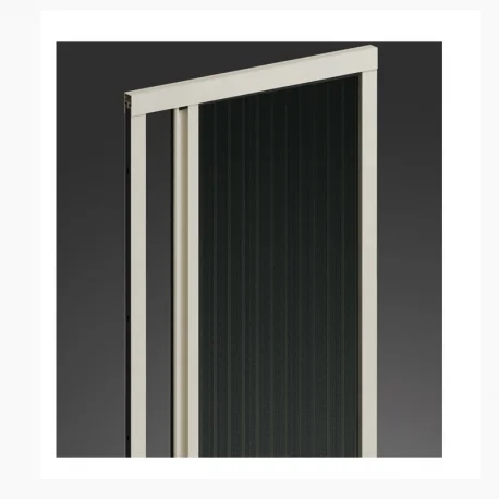 Mosquitera Plisada Marrón para Puerta 1 Hoja 22mm TotQuality