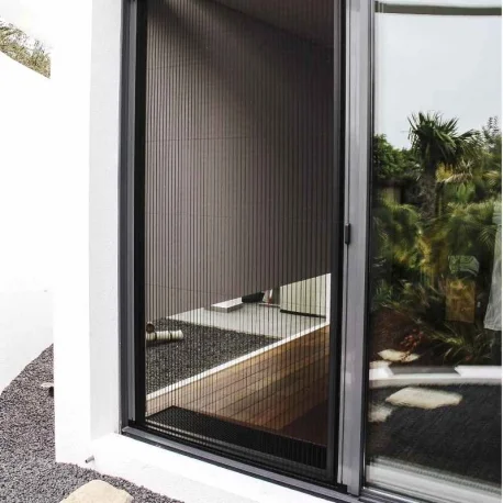 Mosquitera Plisada Verde para Puerta Doble Cadena 1 Hoja 40mm TotQuality