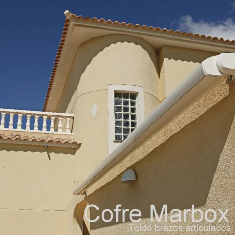 TOLDO BRAZOS ARTICULADOS COFRE MARBOX
