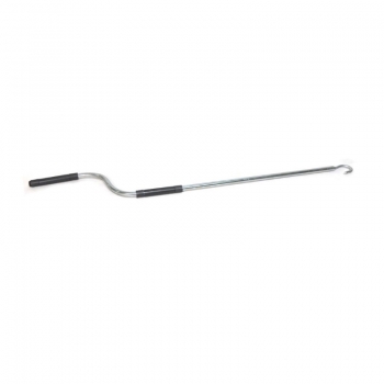 MANIVELA EXTRA LACADA GANCHO ZINCADO GRIS LARGO 1.60M