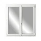 SERIE 40X40 DE 1 HOJA ABATIBLE MARCO DE VENTANA Y HOJA DE PUERTA