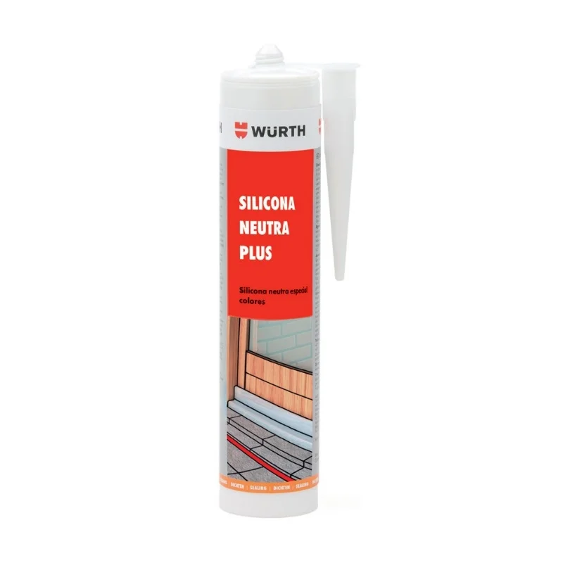 Silicona marrón oscura para interior y exterior, Silicona de construcción  Löwendicht 310 ml, ventana exterior