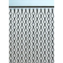 Cortina Aluminio Antimoscas para Puertas KRISMAR SB Tramo Simple