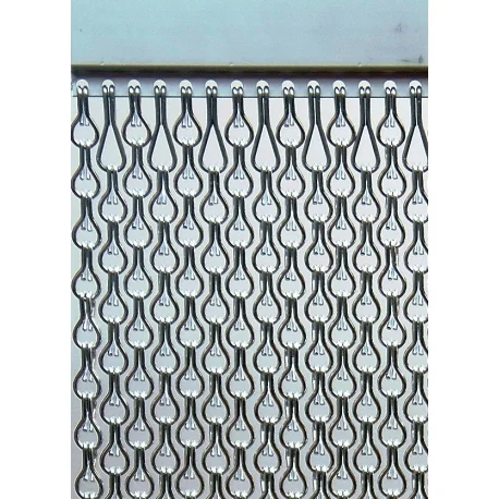 Cortina Aluminio Antimoscas para Puertas KRISMAR SB Tramo Doble