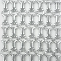 Cortina Aluminio Antimoscas para Puertas KRISMAR Mate