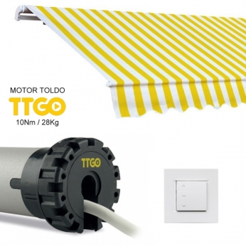 MOTOR TOLDO CON CABLE 10Nm/28Kg TTGO NICE