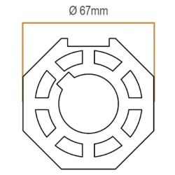 ST2548 ADAPTADOR ENJOY OCTOGONAL 70