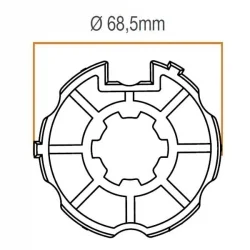 ST0905CA ADAPTADOR MOTOR ENJOY OJIVA 70mm