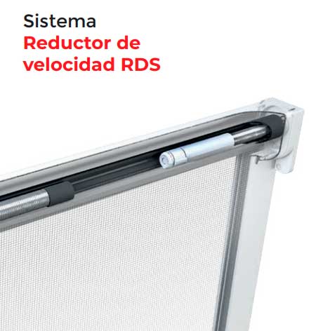 sistema de freno mosquiteras enrollables
