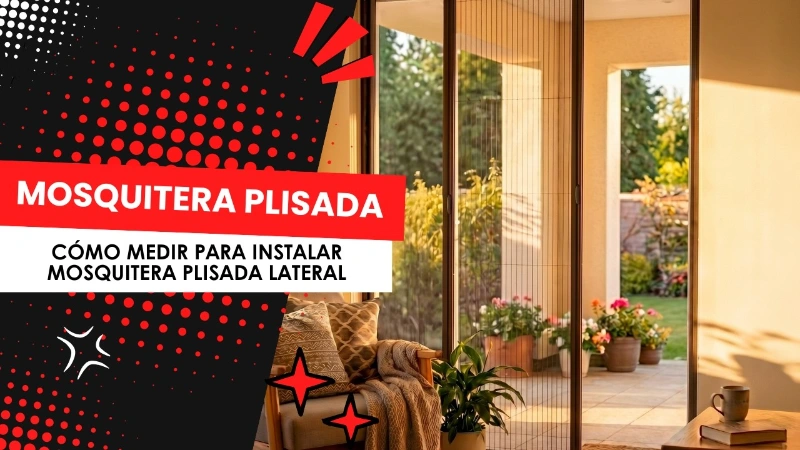 Cómo medir para una mosquitera plisada Gioconda gris