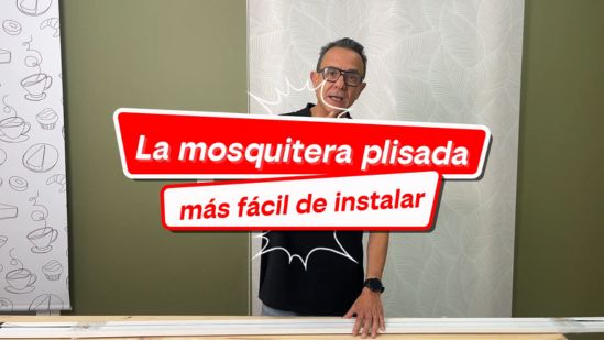 ¿Cómo instalar la mosquitera plisada de 15mm?