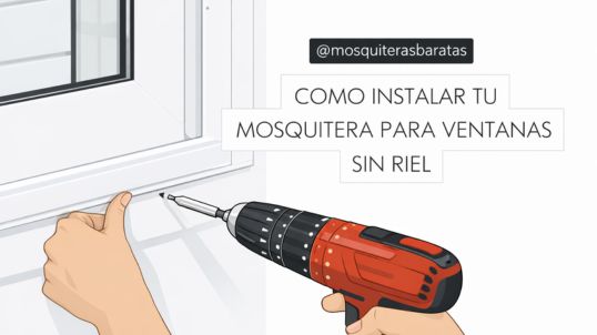 Cómo instalar mosquitera sin riel