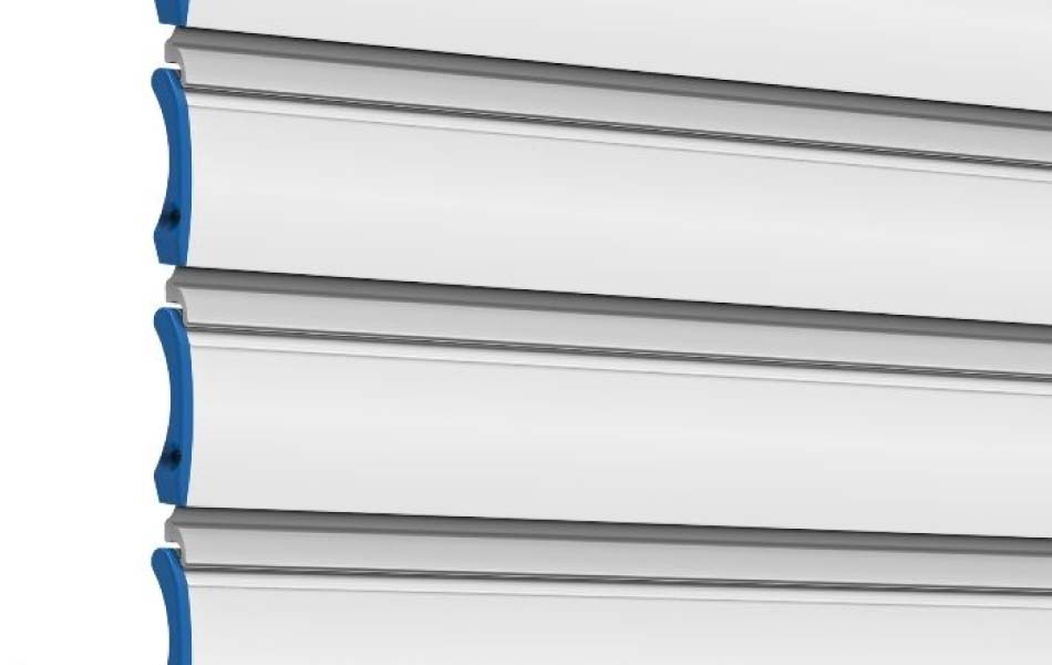 Persianas de seguridad lama extrusionada ciega Persianas de seguridad lama extrusionada ciega