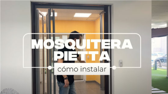 ¿Cómo instalar mosquitera plisada Pietta 22mm paso a paso?