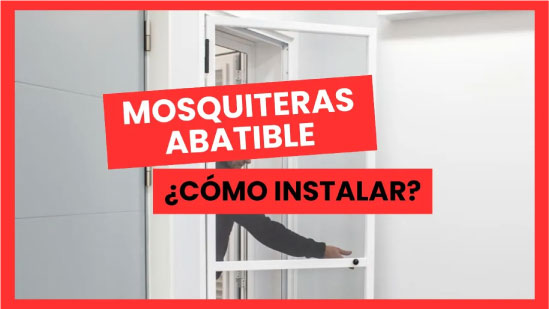 Conoce la mosquitera abatible modelo America