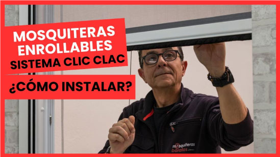 Cómo instalar el sistema clic clac en mosquiteras enrollables