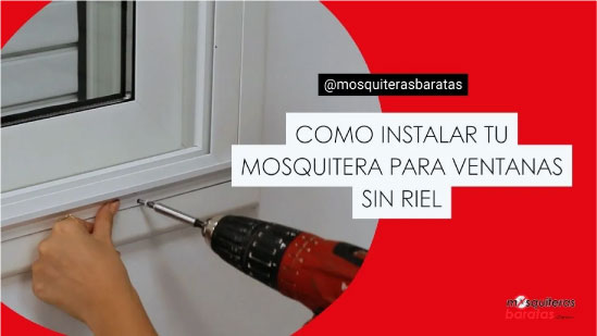 Cómo instalar tu mosquitera corredera si el riel es muy pequeño