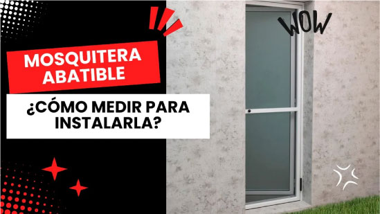 Conoce la mosquitera abatible modelo America