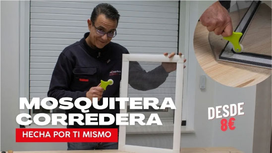 ¿Cómo montar una mosquitera corredera en kit?
