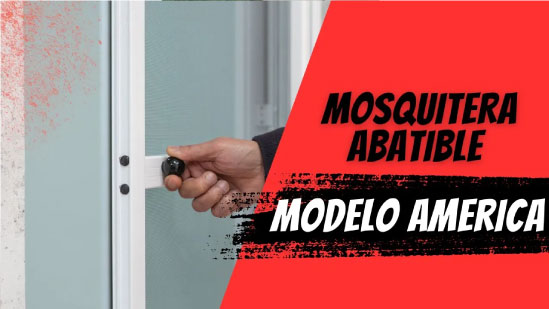 Conoce la mosquitera abatible modelo America