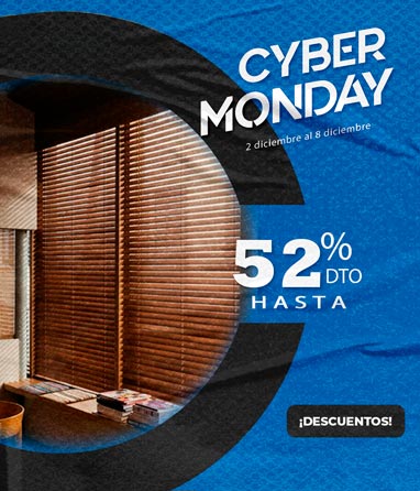 Persianas en Cyber Monday