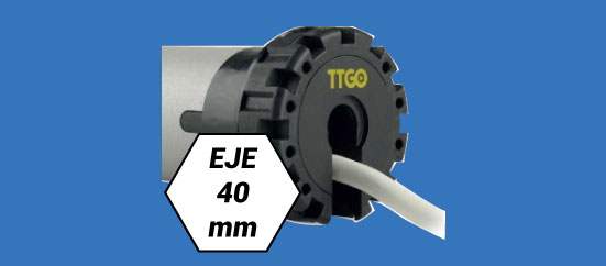 Motor persiana eje 40mm Motor persiana eje 40mm