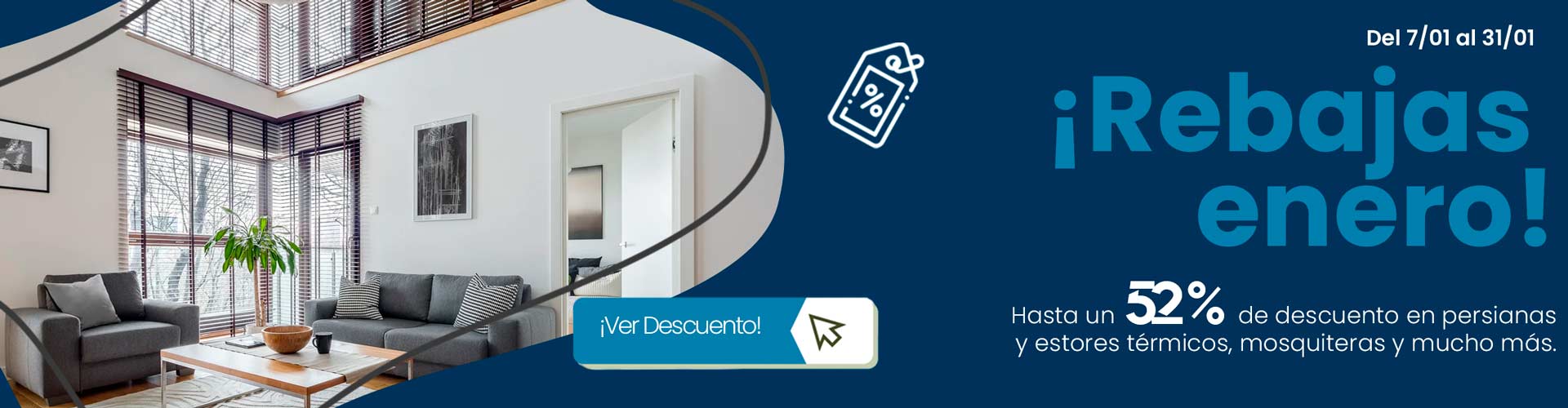 Rebajas enero persianas