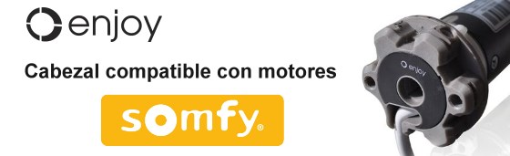 Motor Persiana compatible con Motores Somfy